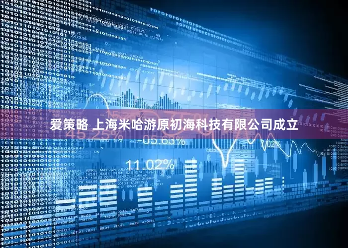 爱策略 上海米哈游原初海科技有限公司成立