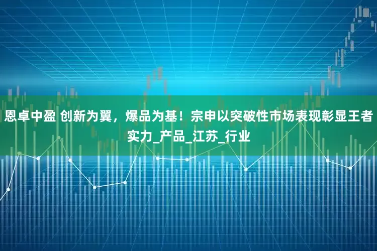 恩卓中盈 创新为翼，爆品为基！宗申以突破性市场表现彰显王者实力_产品_江苏_行业