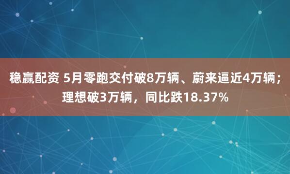 稳赢配资 5月零跑交付破8万辆、蔚来逼近4万辆；理想破3万辆，同比跌18.37%